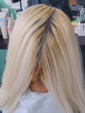 Od žutog blonda do prirodne smeđe - prije